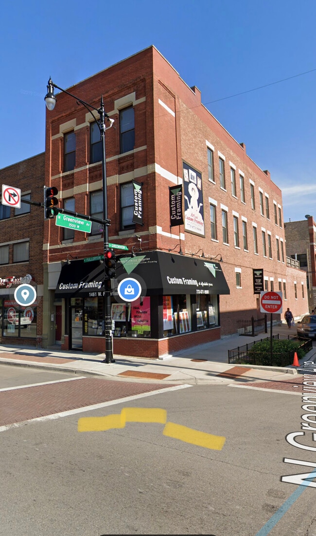 Exterior-Fullerton and Greenview - 1461 W Fullerton Ave