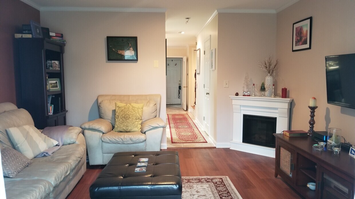 Living Room with electric fireplace - 292 Woodhaven Drive