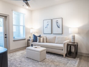 The Daysailer I: 1BR, 1BA- Living Room - The Waters at Freeport