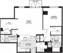 1 Bed 2 Bath Den (1,061sqf)