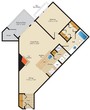 1 bed/1 bath - 797 sq ft