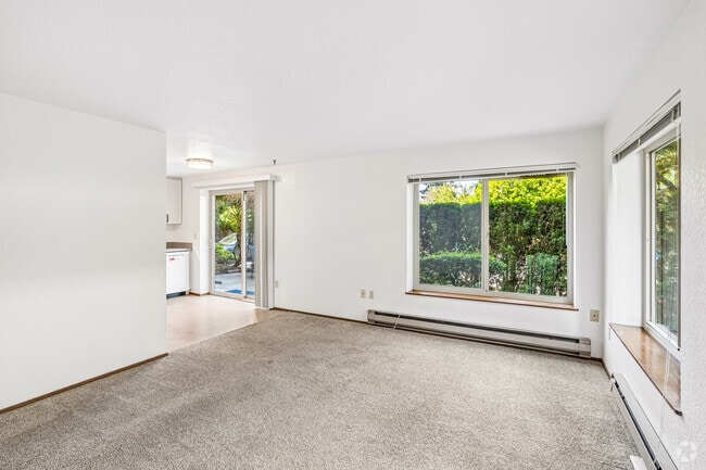 2BR, 1BA - 925SF - Living Room - Bitter Lake Apartments