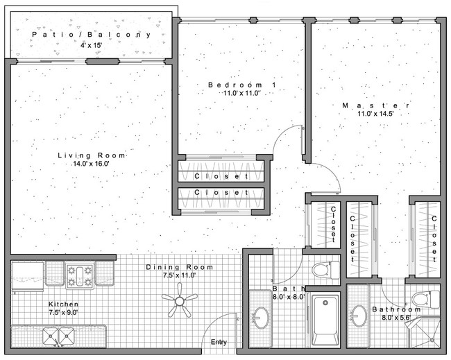 2BR/2BA - Valerio Village Apartments