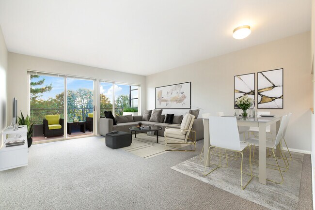Living/dining (staged) - 4714 22nd Ave NE