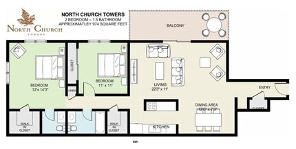 Interior Photo - North Church Towers Apartments