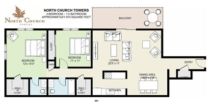 Interior Photo - North Church Towers Apartments