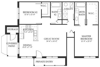 Primary Photo - Emery Oak-2Br/2Ba Rental Home-First Floor