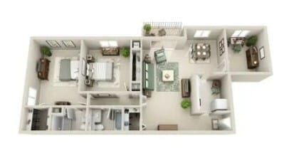 Village at Mayfield – 2bd/2ba - Den