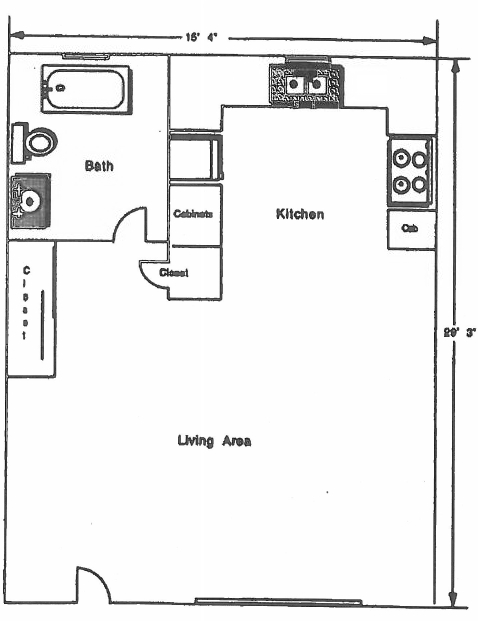 Estudio - La Loma Apartments