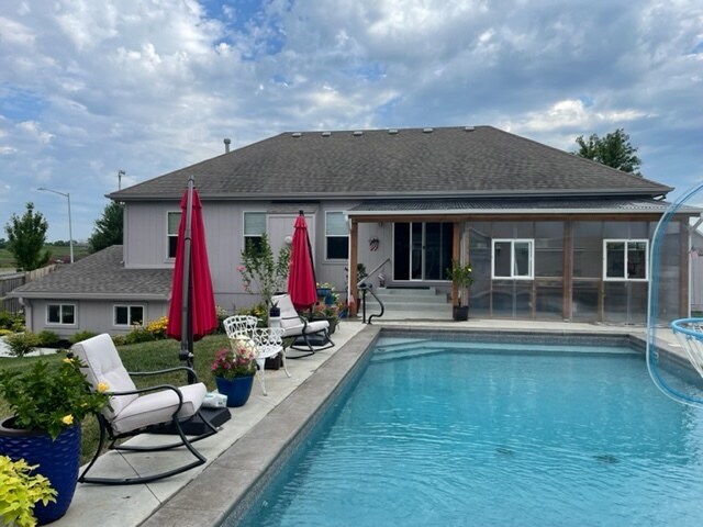 Salt water pool - 28522 W 160th Ter