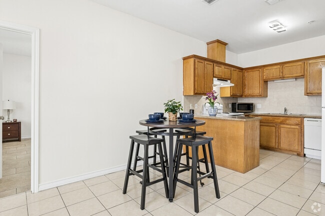 2BR, 2BA - 1,206SF - Dining Area - Mission Terrace Phase I & II Apartments