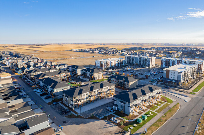 Aerial Photo - Essential Livingston Townhomes