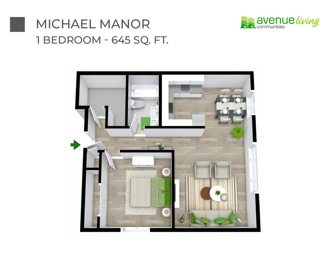 Plan d'étage - Michael Manor