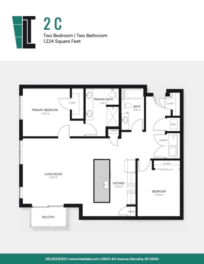 Interior Photo - Lake Terrace Apartment in Downtown Kenosha!