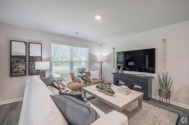 3 habitaciones, 2,5 baños - 131 m² - Sala de estar - The Townes at Amber Bluff