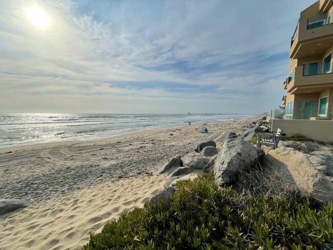 Property Beach Looking North - 1398 Seacoast Dr
