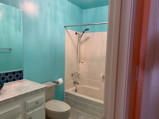 Bathroom #2 - WALLS WILL BE WHITE, off hallway - 3852 Bentley Ave