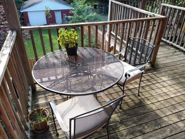 Outdoor deck area - 1238 South Brook Street