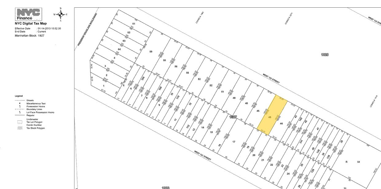 Plat Map - 224 W 122nd St