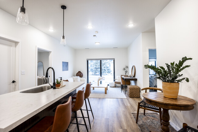 Spacious Living Room - The Velthuis Apartments