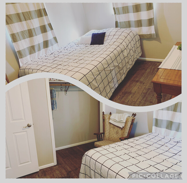 Queen bed 1 - 1120 S Curtis Rd