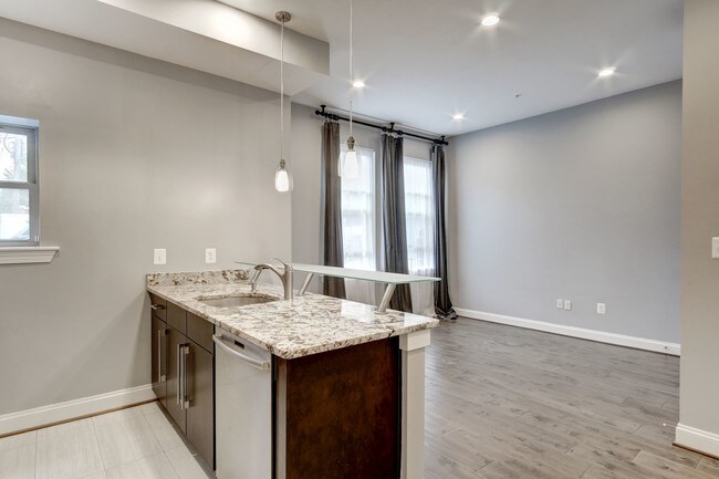 Kitchen/Living Area - 1333 Euclid St NW