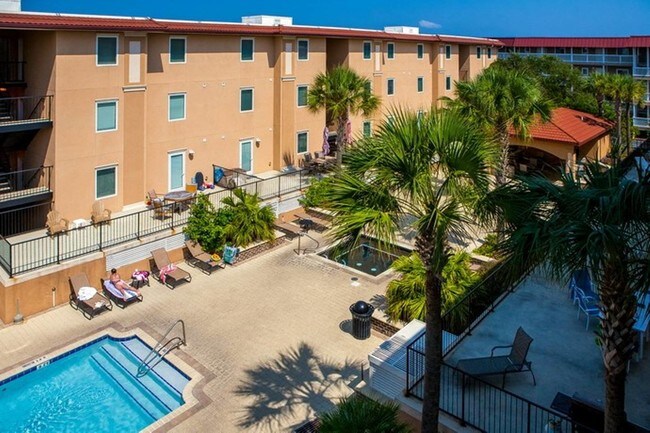 view overlooking pool from 3rd floor unit - 3 15th St