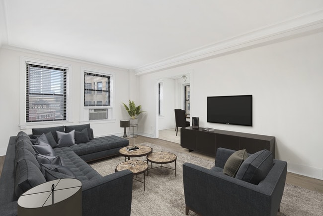 2BR, 1BA Living Room - 2756-60 N. Pine Grove Apartments