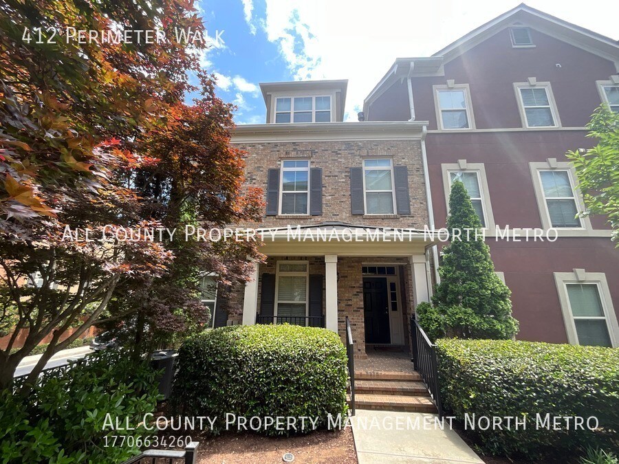 412 Perimeter Walk, Dunwoody, GA 30338 Townhome Rentals in Dunwoody