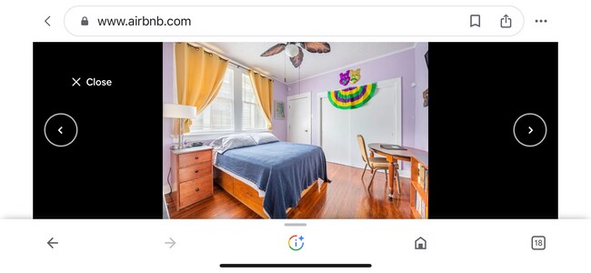 Private bedroom w work tabke - 2424 Lapeyrouse St