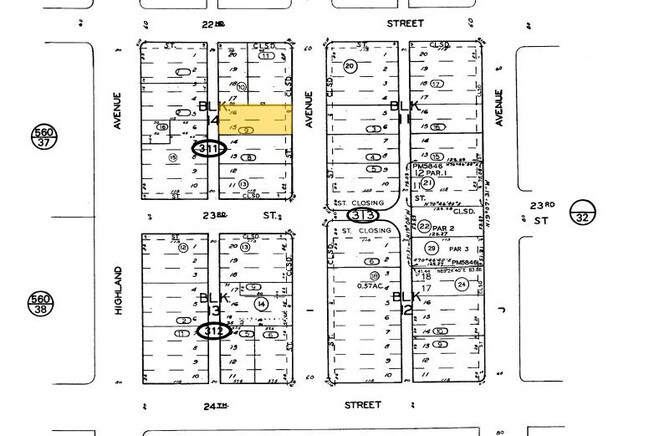 Mapa de la parcela - 2228 I Ave