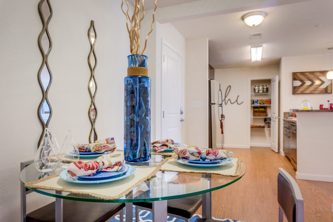 Dining Area in 3 bedroom - Flats at Carrs Hill