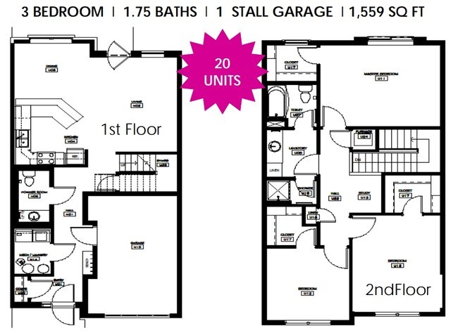 3BR/1.75BA - Spring Creek Townhomes