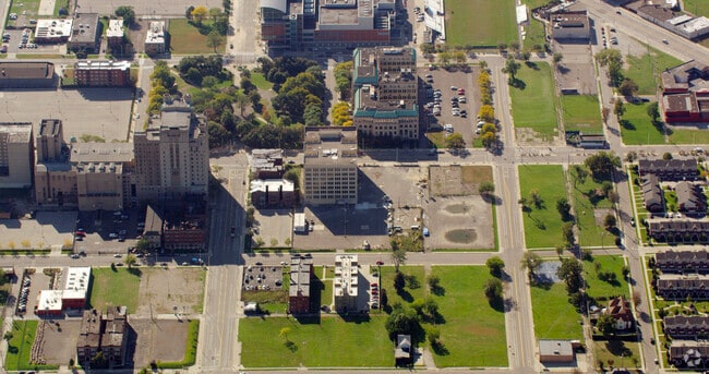 Aerial Photo - Temple Detroit