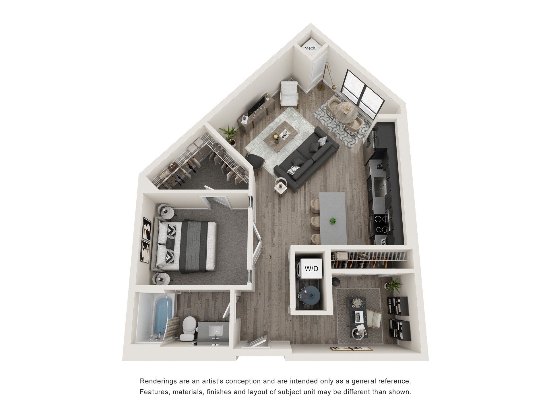 The Abbey Townhomes and Flats – 1bdx1ba