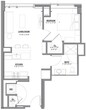 1 Bed/1 Bath-1D-1