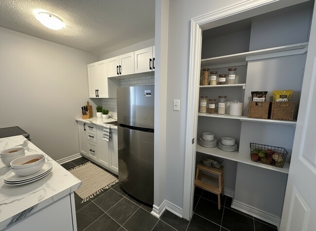 Unit 5F Kitchen & Pantry - Junior Two Bedroom - LeMarchant Towers