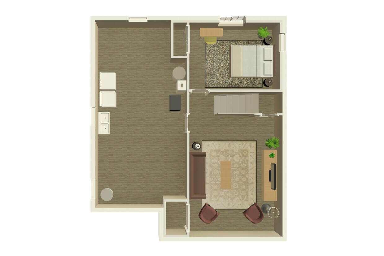 Plano de planta - nivel inferior - 543 Mill St