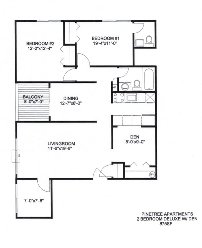 Interior Photo - Pine Tree Apartments