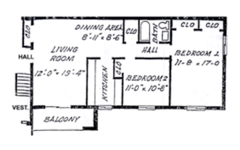 2BR/1BA - Lea Boulevard