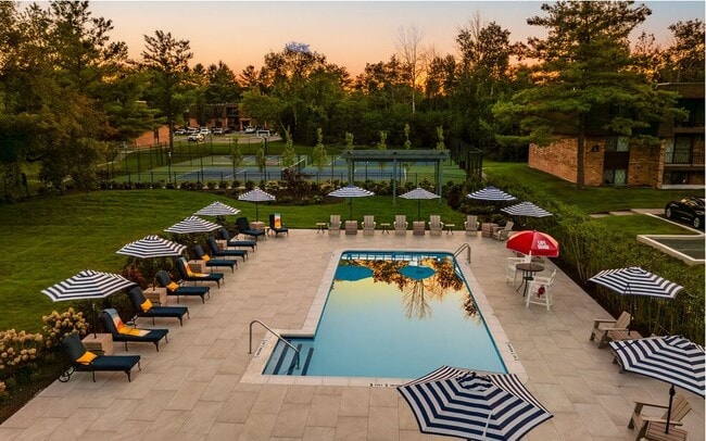 Pool Area - Pinecrest Manor