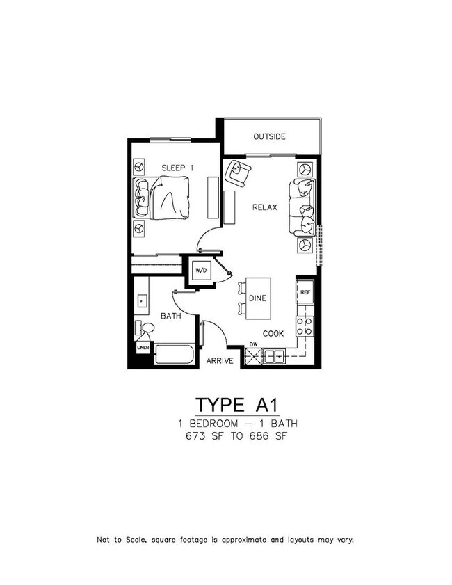 Building Photo - Unit Type: A1 | 1 Bed | 1 Bath