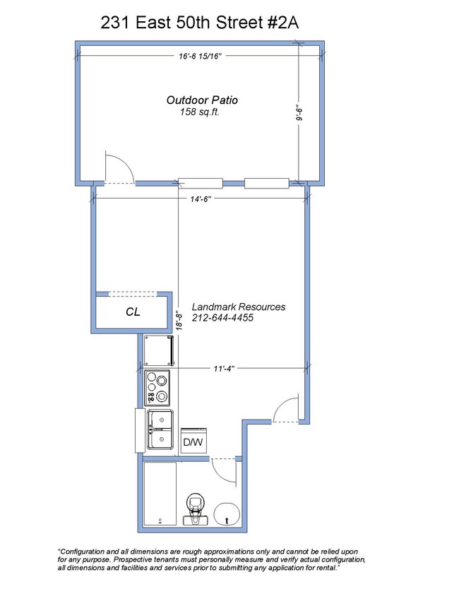 Plano de planta - 231 East 50th Street