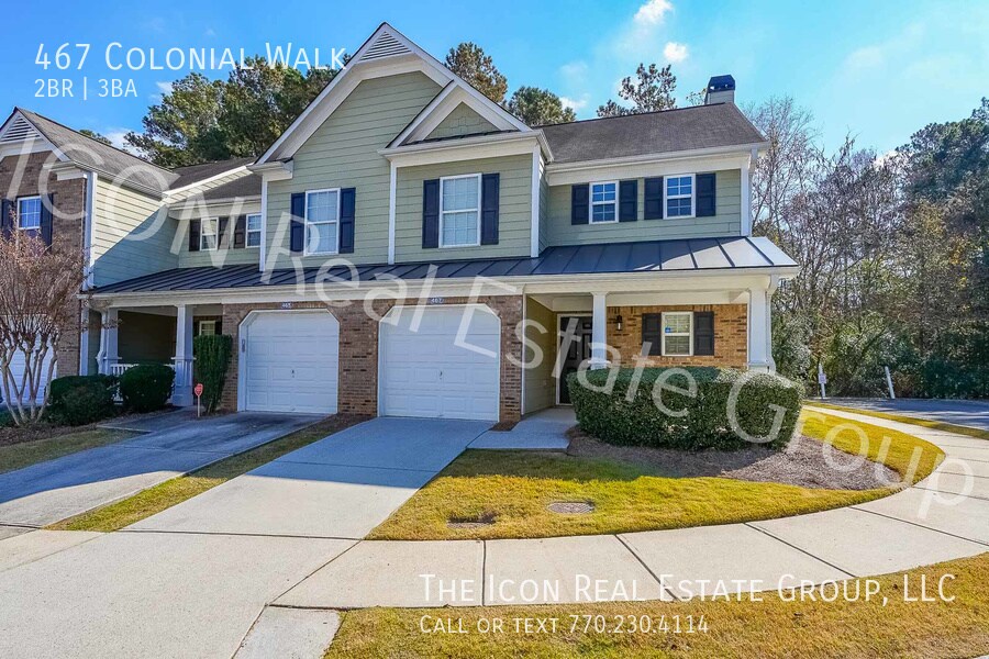 2/2.5 End Unit Townhome in Woodstock Townhome Rentals in Woodstock GA