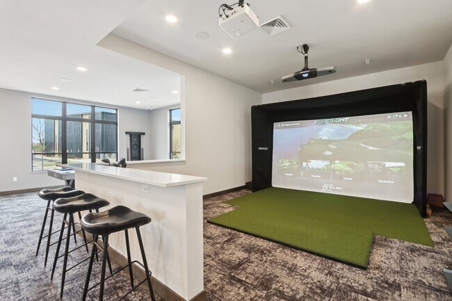 Simulador de oro - Casa social Yards - Residences at DeForest Yards