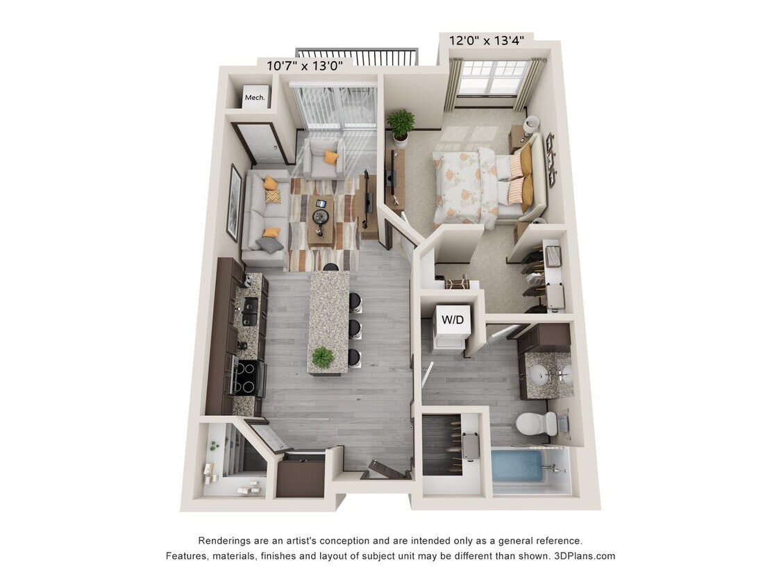 Primary Photo - 1 Bedroom/1 Bathroom Apartment w/Balcony a...