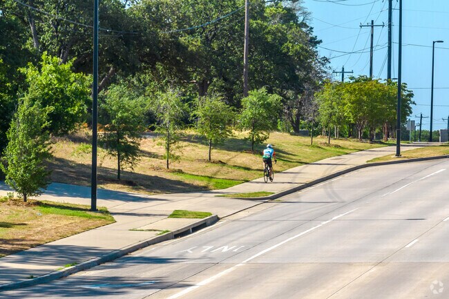 With ample space available, cyclists in Westlake make the most of it for their cycling endeavors