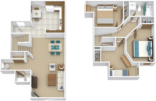 Foto del interior - Oakleaf Townhomes