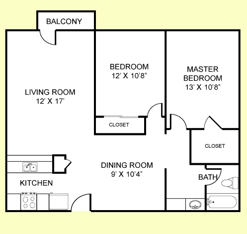 2BR/1BA - Villas At Wadsworth Station