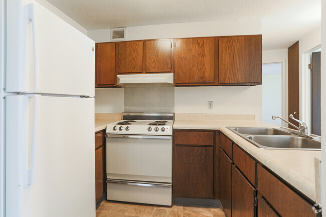 2 BR, 1 BA - Kitchen - Luther Center Senior Apartments